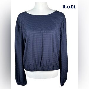 Loft | Navy Blue Blouse